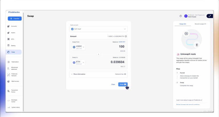 Announcing Fireblocks Swaps and Fireblocks Token Allowance Manager